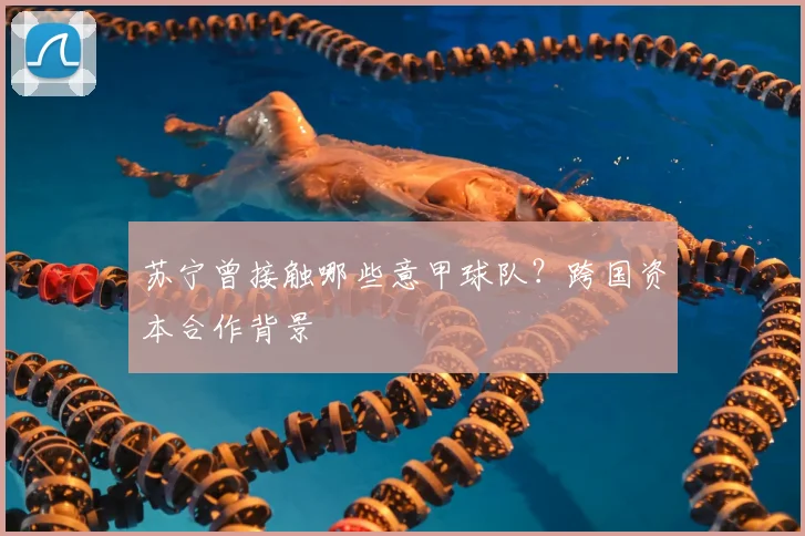 苏宁曾接触哪些意甲球队?跨国资本合作背景